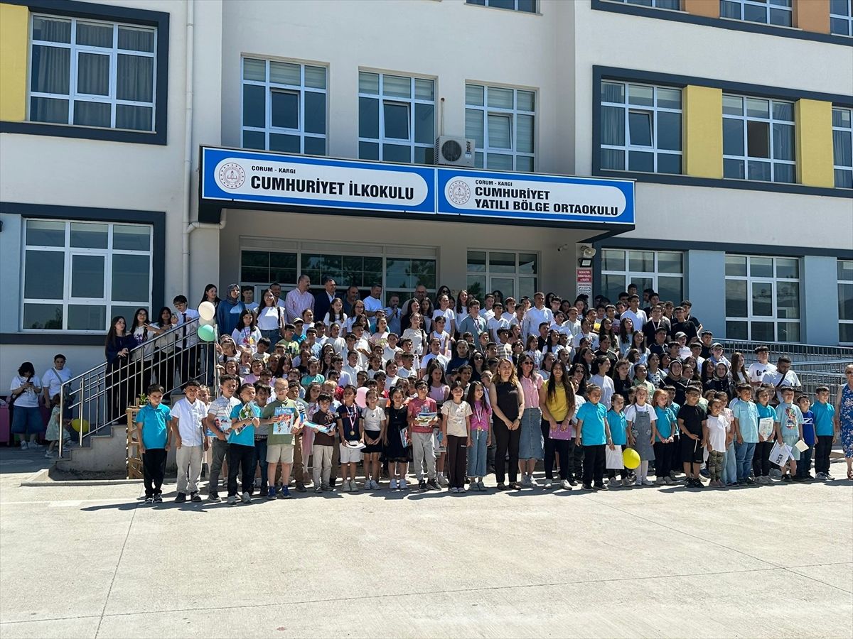 Kargı'da 1350 öğrenci karne sevinci yaşadı