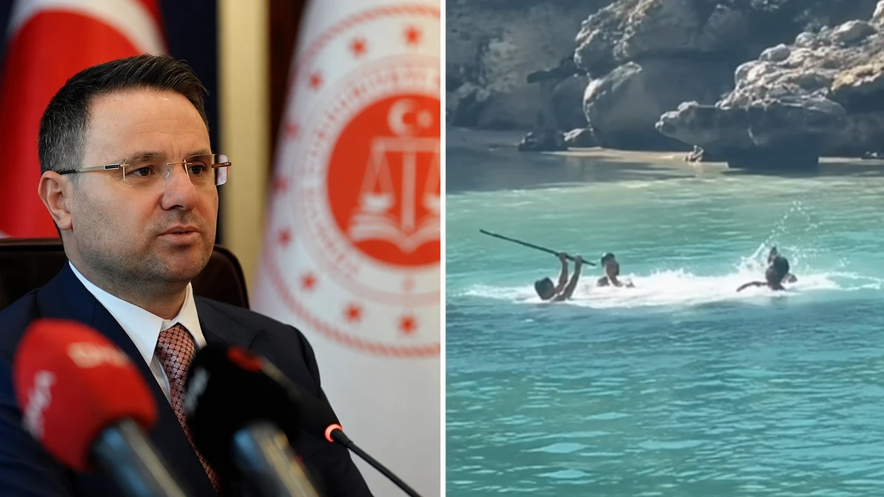 Bakan Gürlek, denizdeki sopalı kavgada 3 şüphelinin tutuklandığını duyurdu