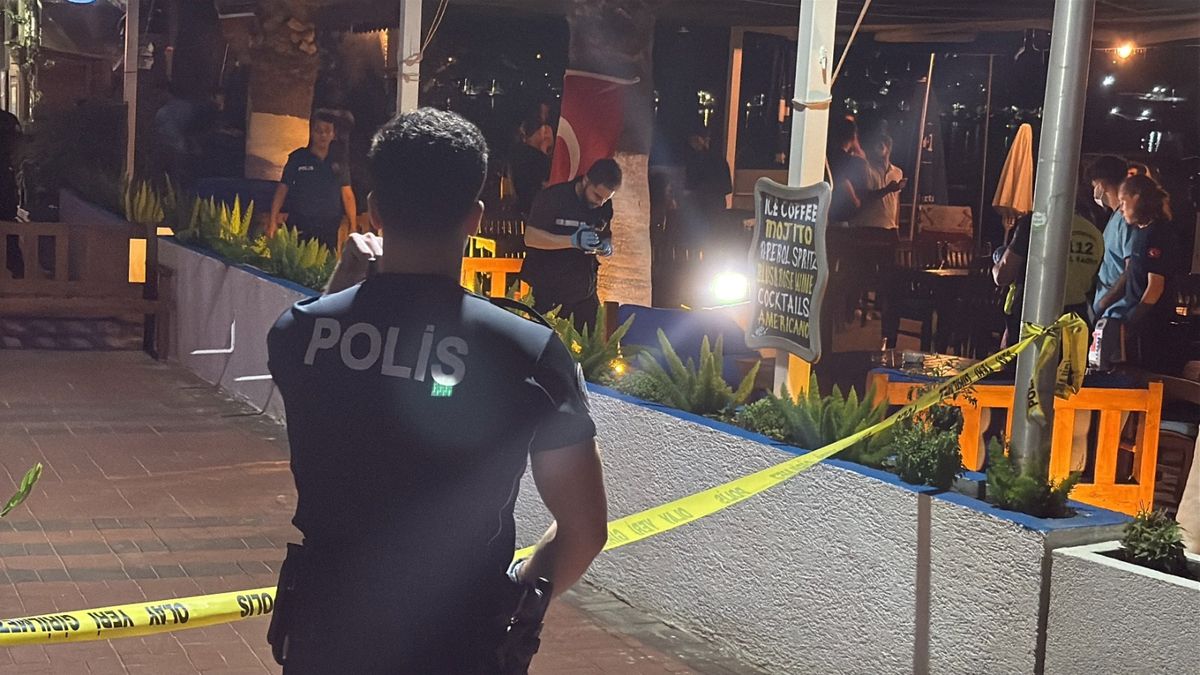Bodrum'da restoranda silahlı saldırı: 1 ölü