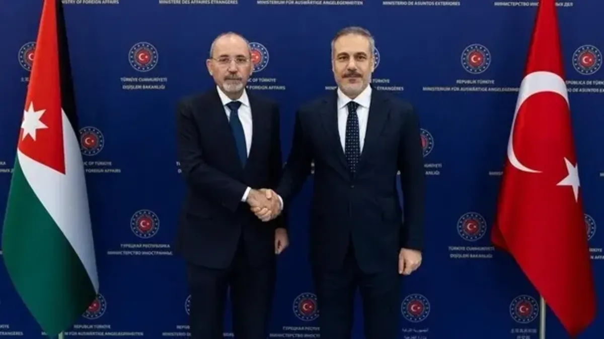 Bakan Fidan, Ürdünlü mevkidaşı Safedi ile görüştü
