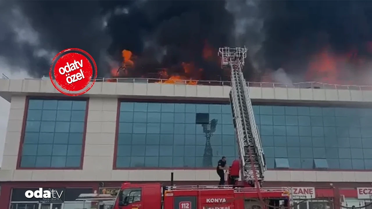 Pelitli Teras’ta korkutan yangın: Gökyüzünü kaplayan duman kilometrelerce öteden görüldü