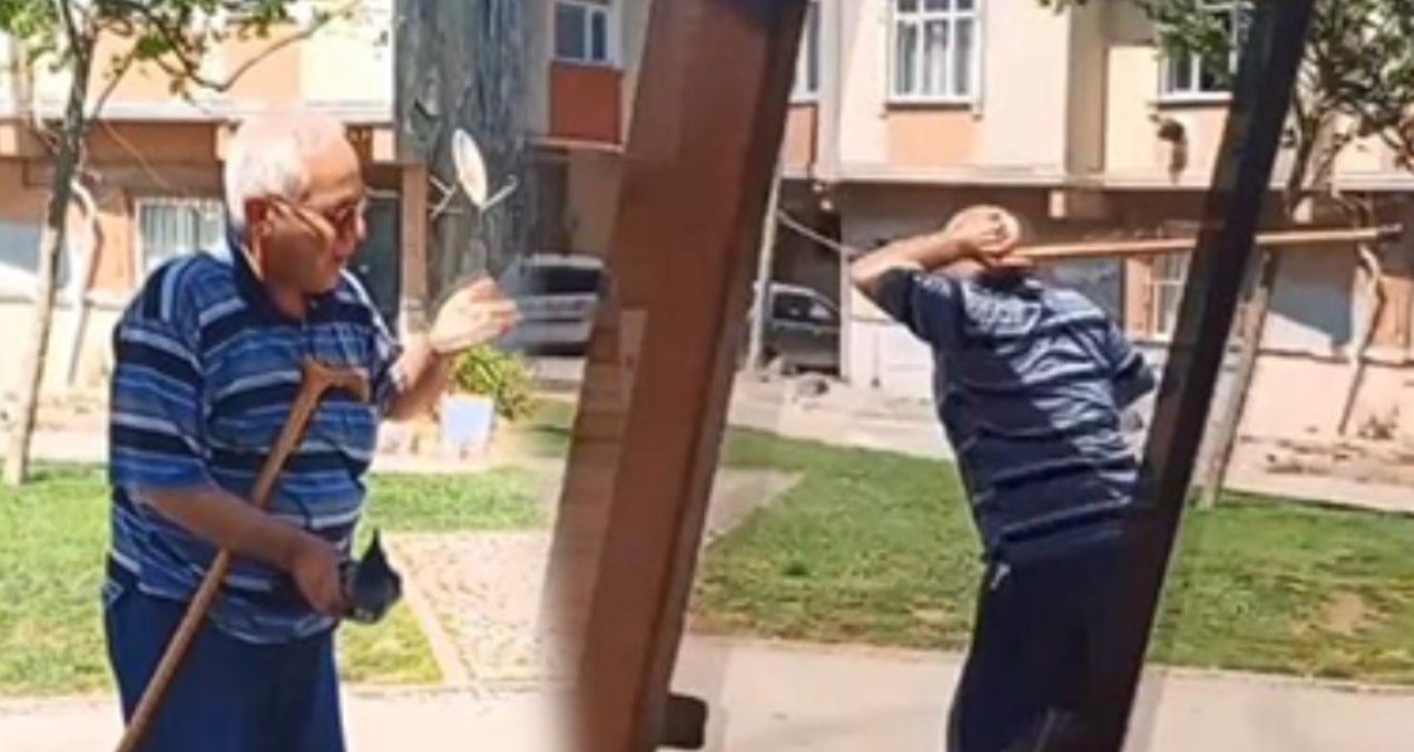 Yardım etmek istemişti... Anne karganın hışmına uğradı