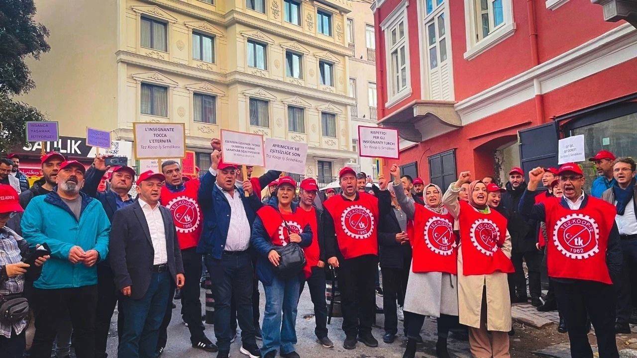 Özel İtalyan Lisesi'nde grev sonrası işten çıkarma!