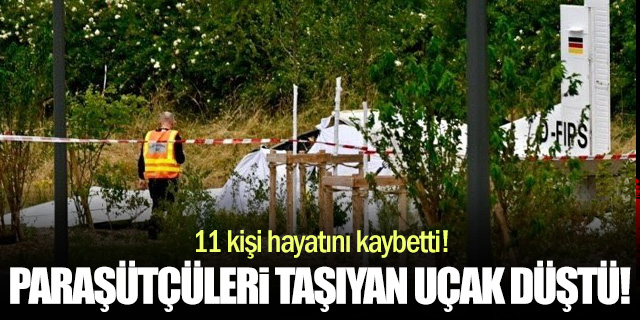 Fransa'da Paraşüt Uçağı Düştü: 11 Kişi Hayatını Kaybetti