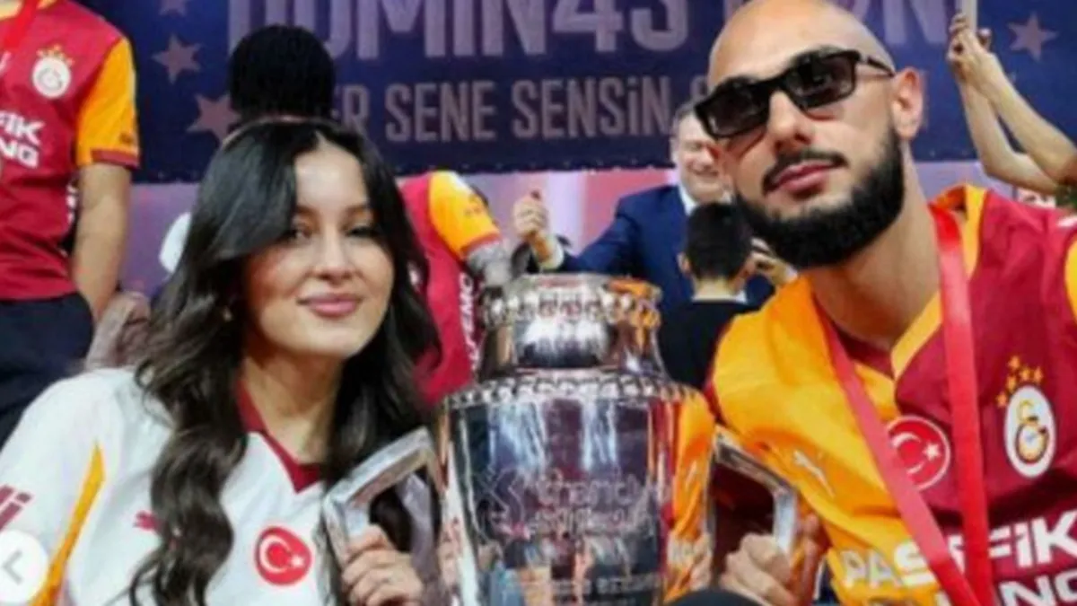Galatasaraylı futbolcu Ahmed Kutucu ve Asena Atalar evlendi