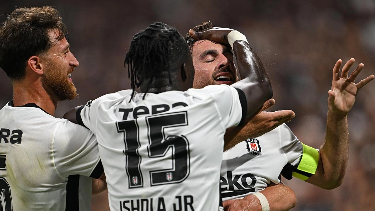 Beşiktaş Orkun Kökçü ile kazandı: Midtjylland'a karşı avantajı kaptı