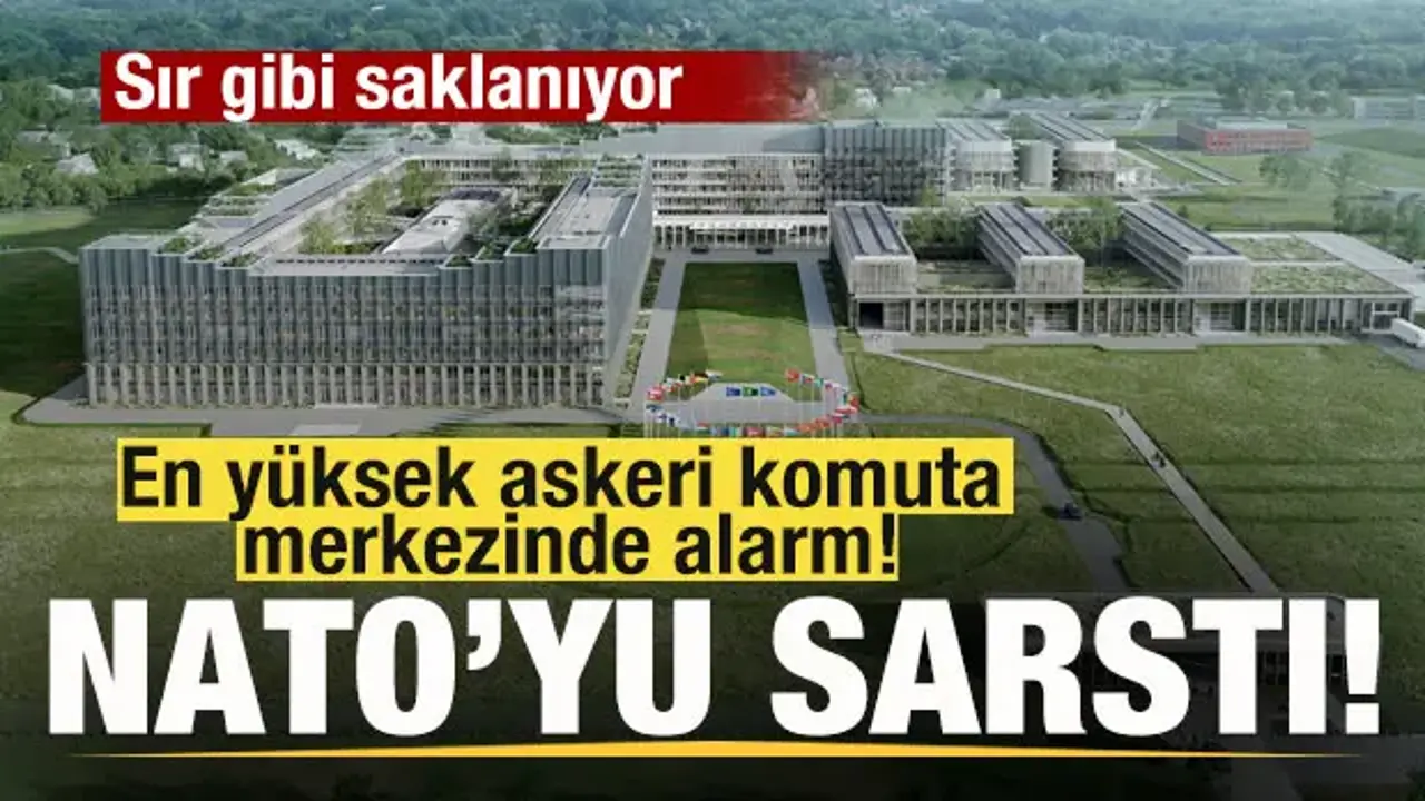 En yüksek askeri komuta merkezinde alarm! NATO'yu sarsan olay! Sır gibi saklanıyor