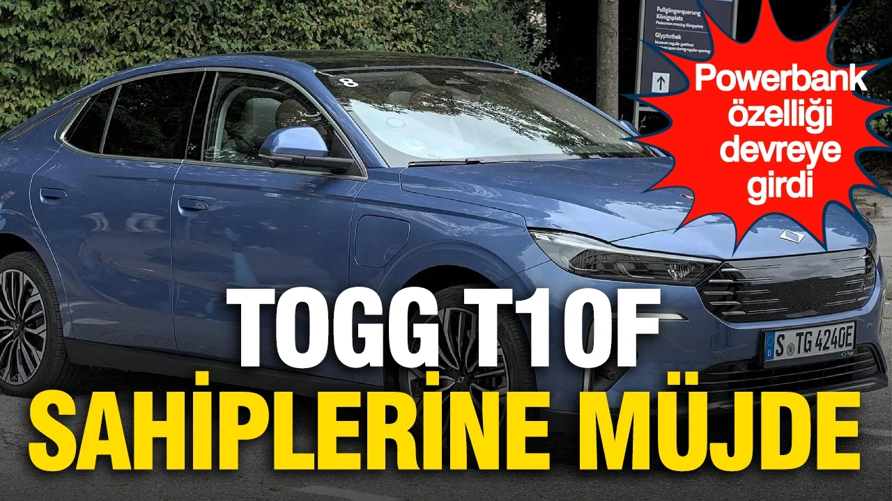 Togg T10F'e beklenen özellik geldi: Aracınız artık powerbank olacak