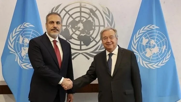 Bakan Fidan, BM Genel Sekreteri Guterres ile görüştü