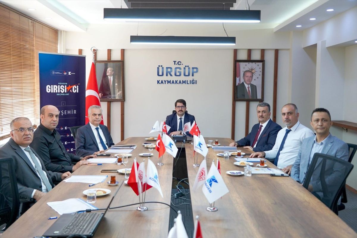 Ürgüp Kaymakamlığında KOSGEB jüri toplantısı yapıldı