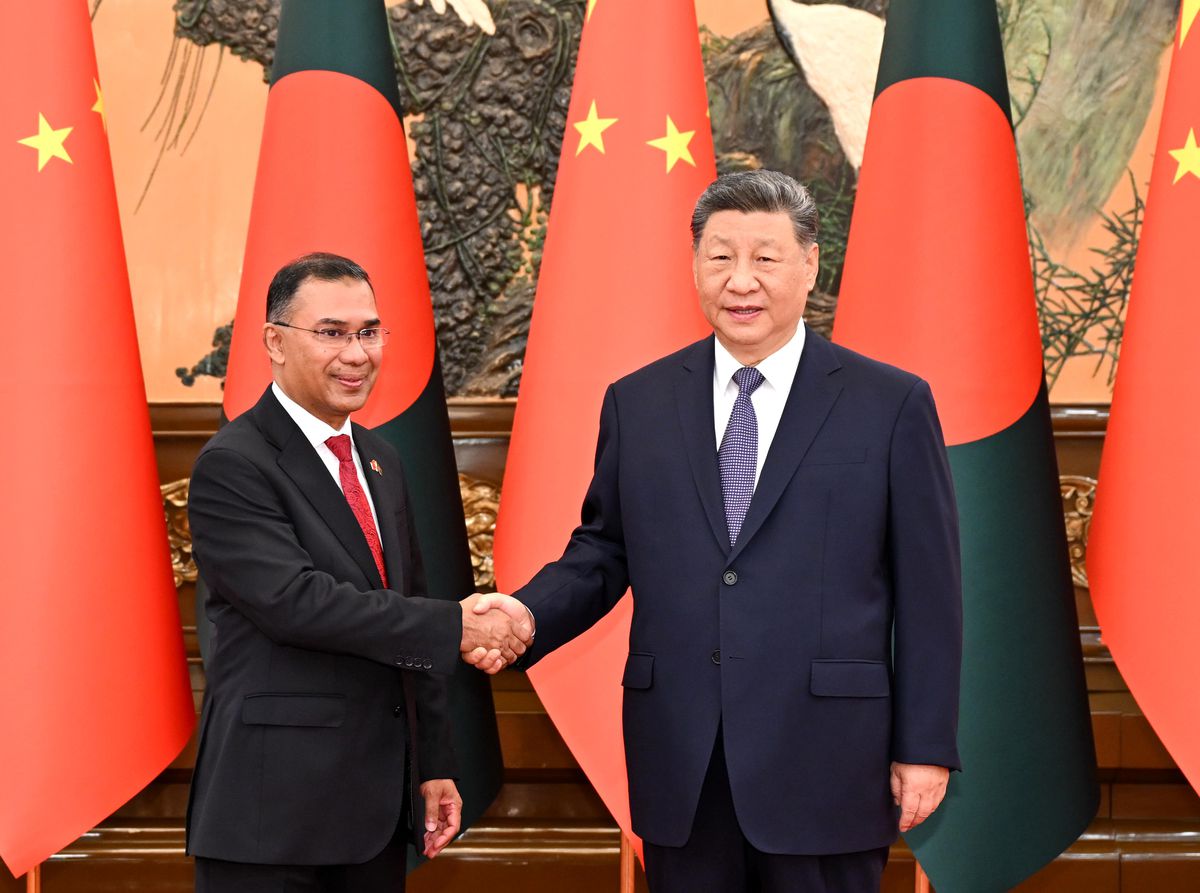 Çin Cumhurbaşkanı Xi, Bangladeş Başbakanı Rahman ile Görüştü