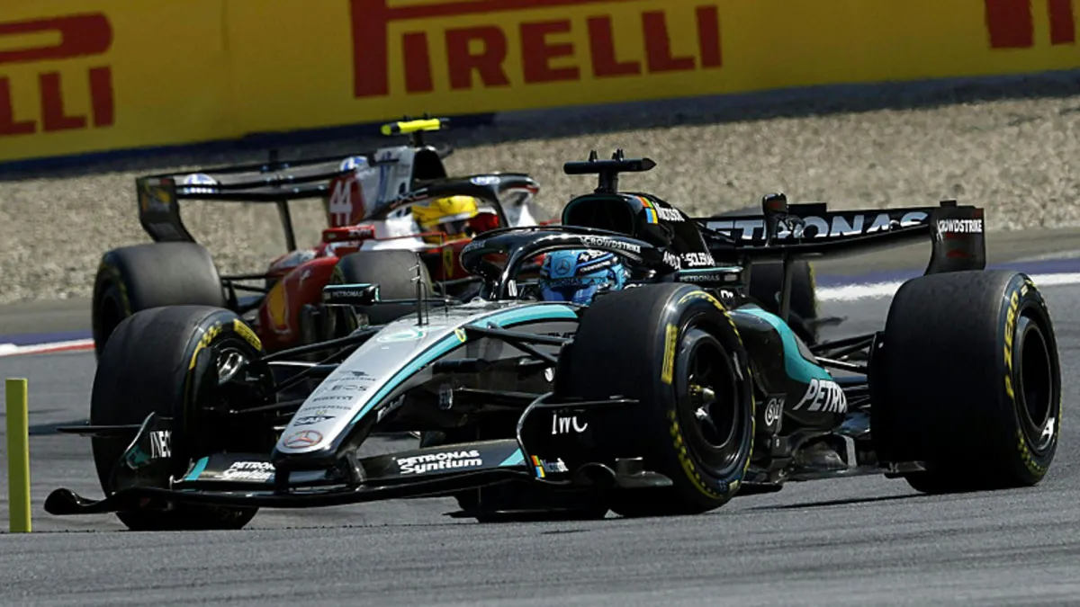 Avusturya Grand Prix'sinde podyumun ilk sırası George Russell'in