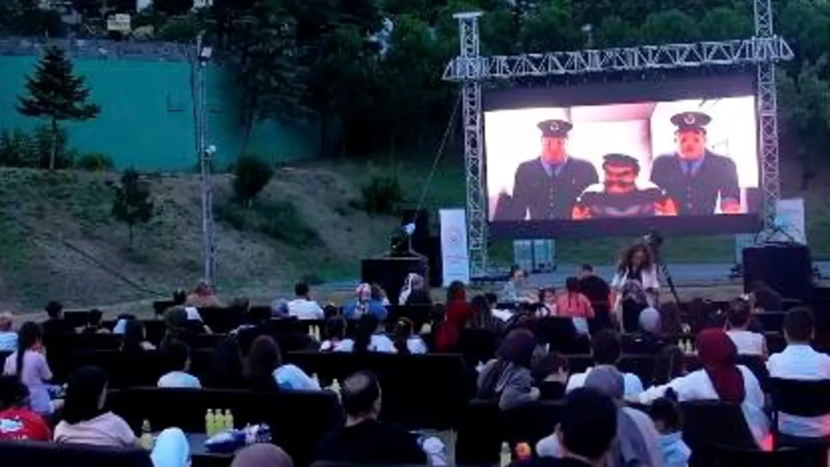 Şehit yakınları ve gaziler "Aile Açık Hava Sineması" etkinliğinde buluştu