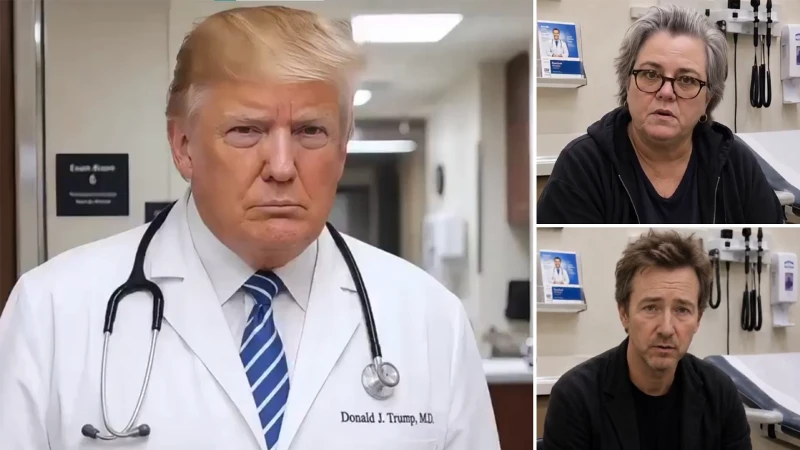 Muhaliflerine 'doktor Trump'tan tedavi planı: Ünlü isimleri yapay zekayla konuşturdu