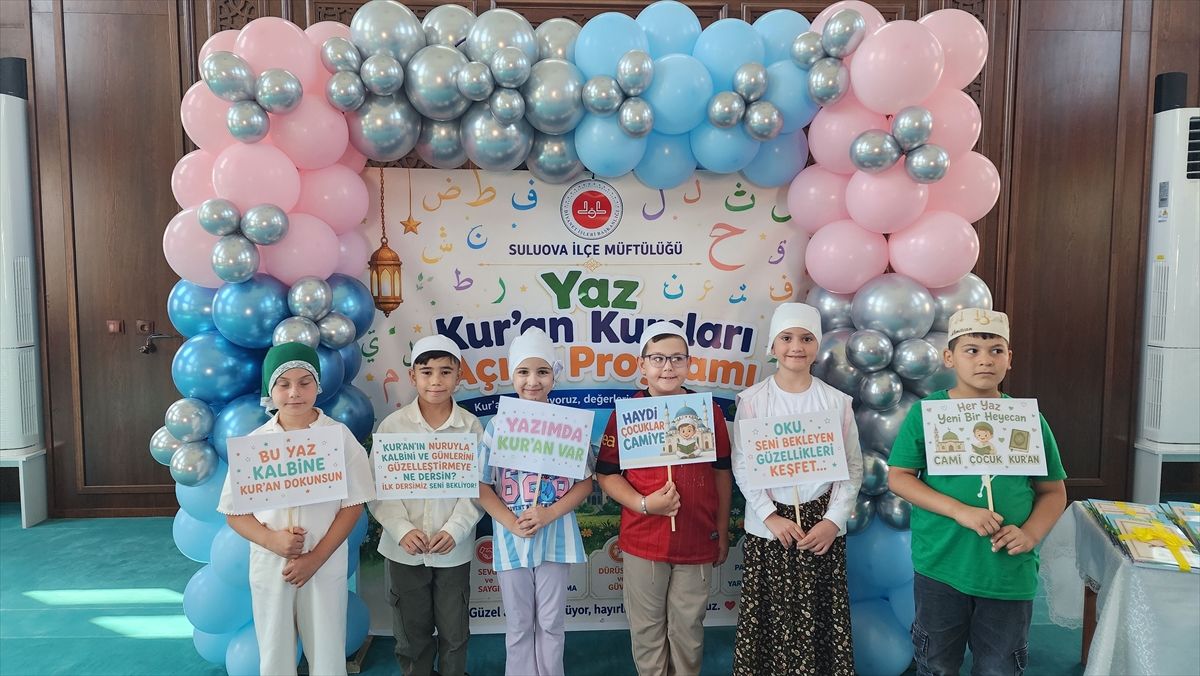 Suluova'da Yaz Kur'an Kursları başladı