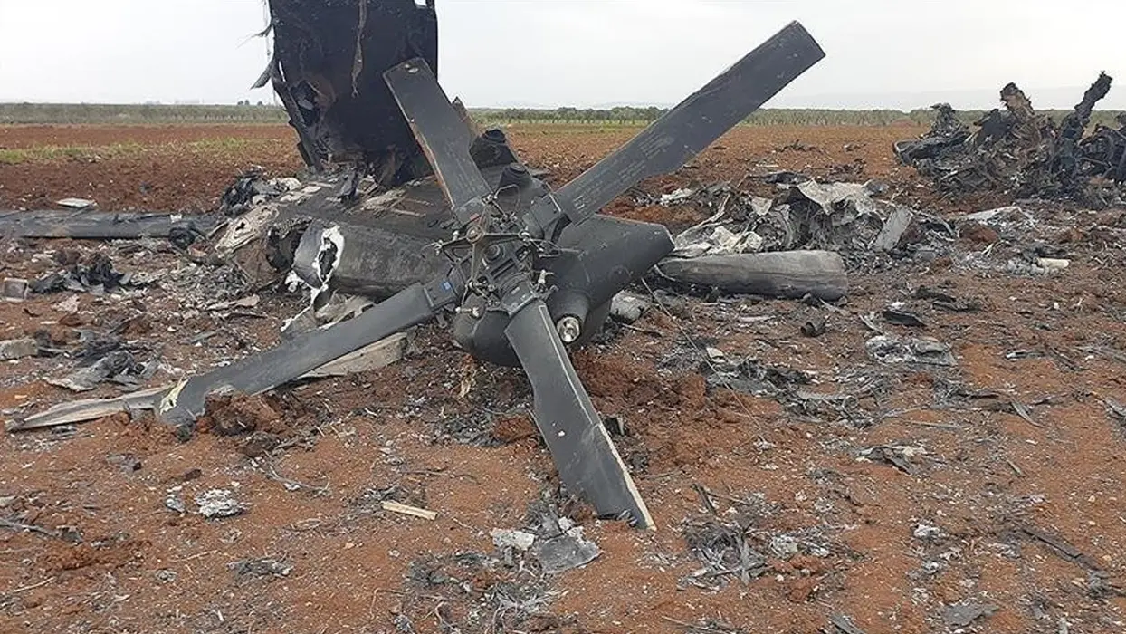 Kurtarma ekipleri olay yerinde! Ordu helikopteri yere çakıldı