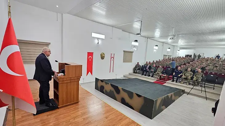 Bakan Güler'den KKTC 14. Zırhlı Tugay Komutanlığına ziyaret