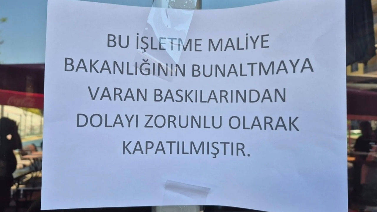 Denetimlerden bunalan esnaf dükanını kapattı