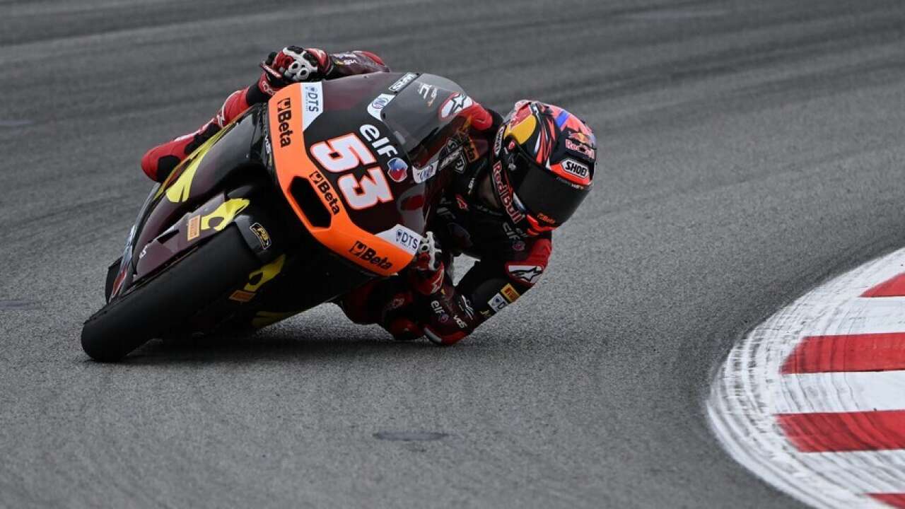 Milli motosikletçi Deniz Öncü, Hollanda GP'sini tamamlayamadı