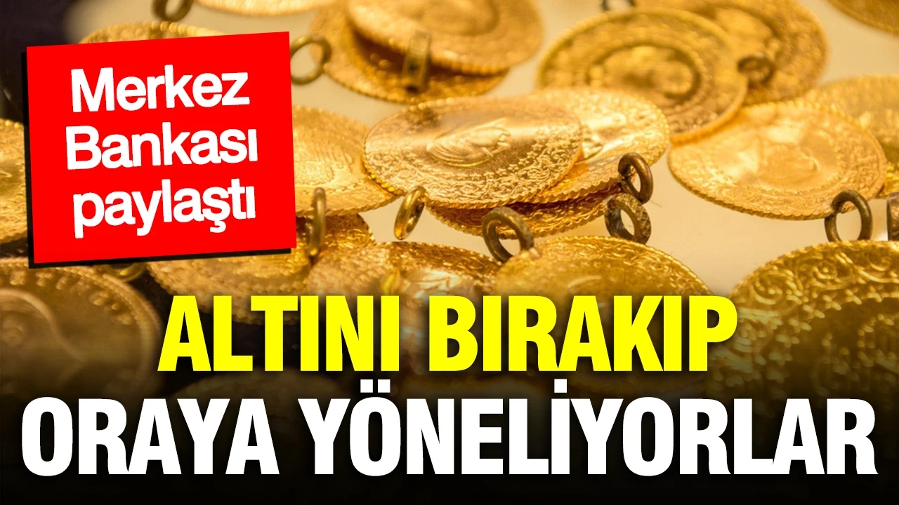 Vatandaş altın yatırımını bırakıyor: Merkez Bankası açıkladı