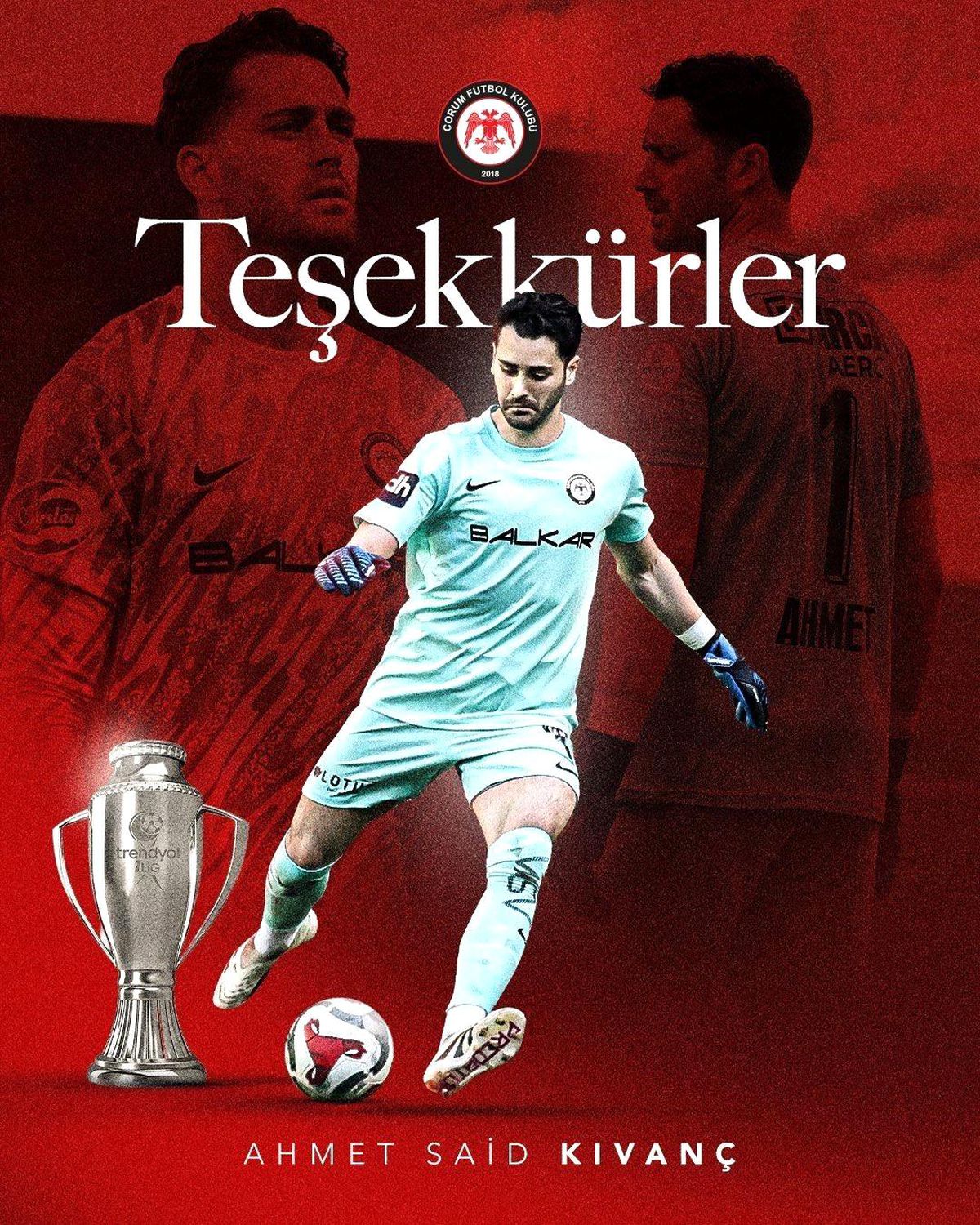 Ahmet Said Kıvanç, Çorum FK'ya veda etti