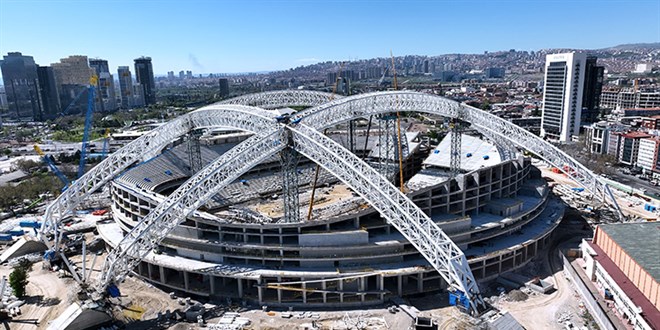Başkente dünya çapında eser: Ankara'nın yeni stadyumu gün sayıyor