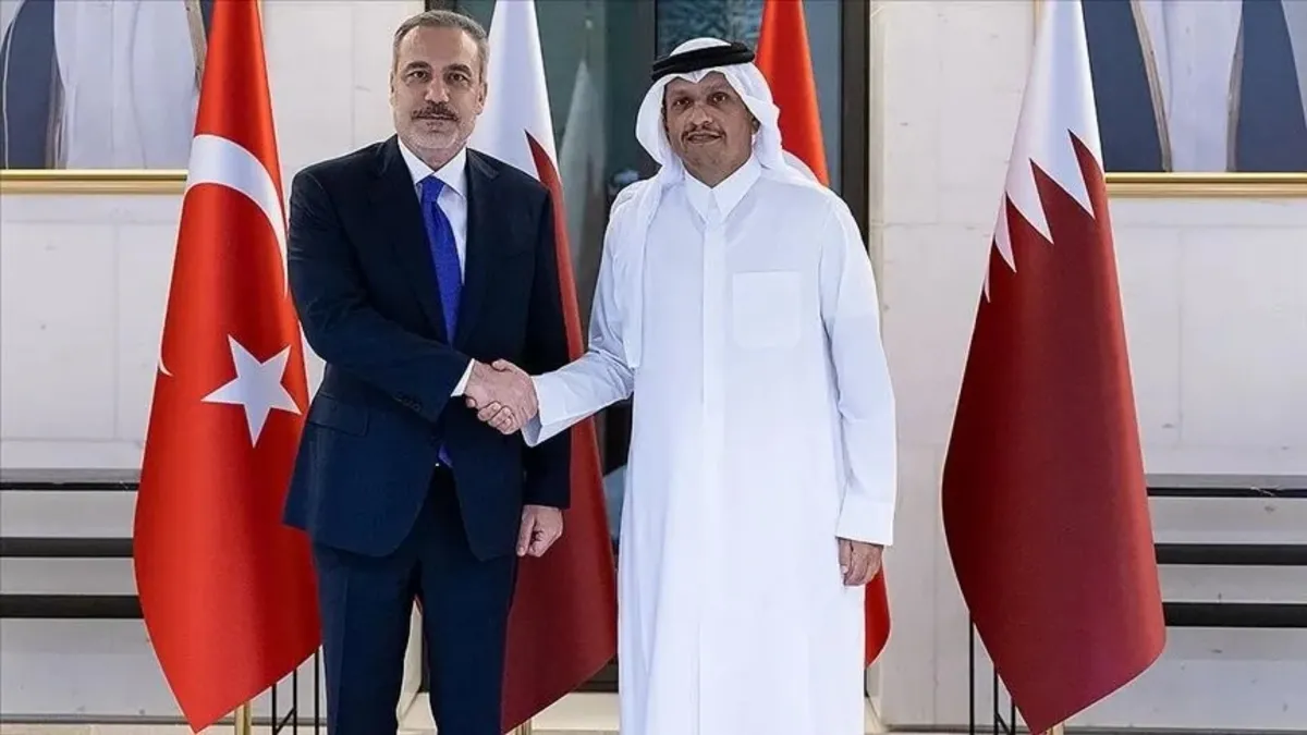 Dışişleri Bakanı Fidan Katar Başbakanı Al Sani ile görüştü