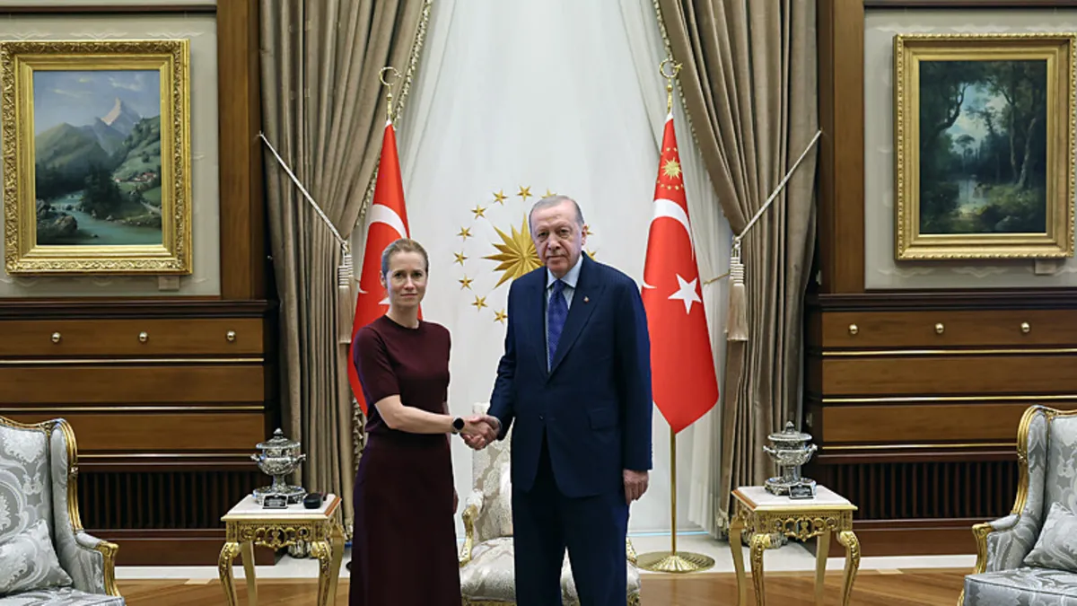 Başkan Erdoğan AB Dış İlişkiler ve Güvenlik Politikası Yüksek Temsilcisi Kallas'ı kabul etti