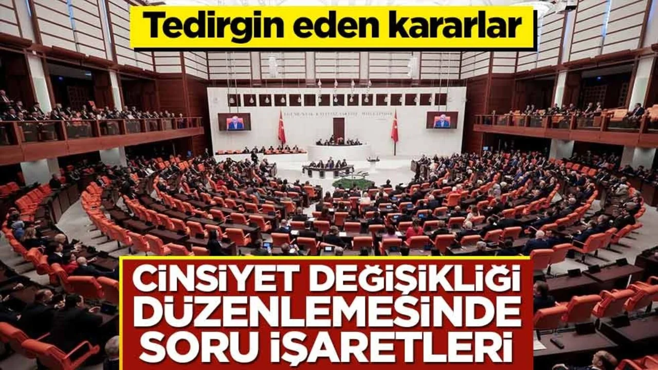 Tedirgin eden kararlar! Cinsiyet değişikliği düzenlemesinde soru işaretleri