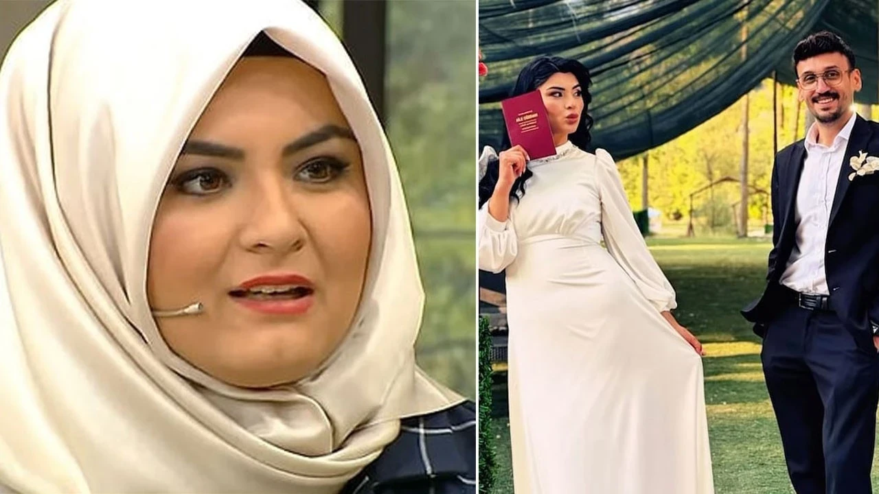 Fenomen gelin adayı Hanife sessiz sedasız evlendi!