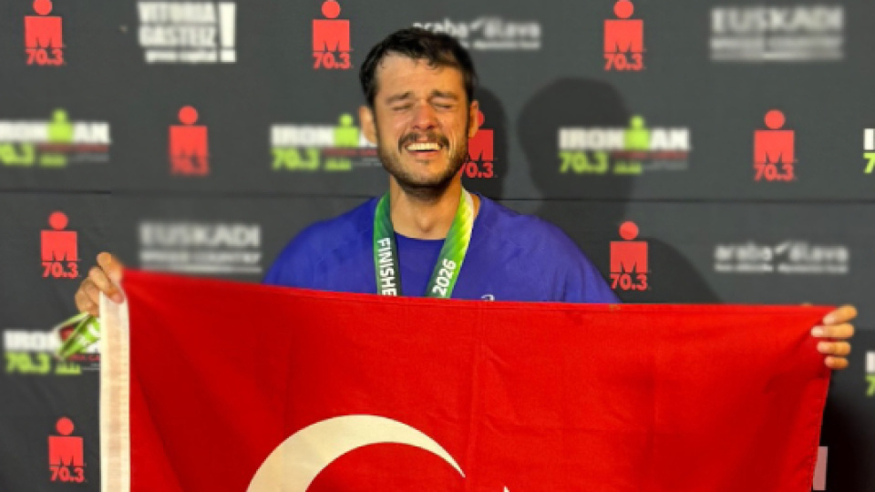 Orkun Işıtmak, Ironman Vitoria-Gasteiz'i tamamladı