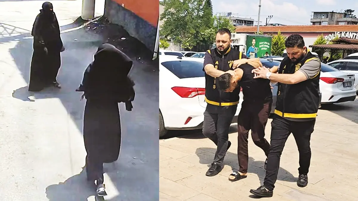 "Çarşaf" giyip servet çaldılar