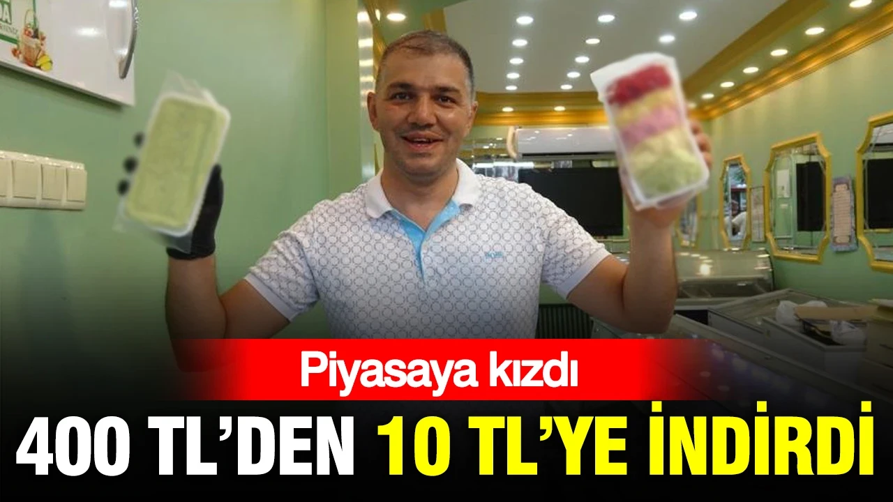 Piyasaya kızdı: Fiyatını 400 liradan 10 liraya indirdi