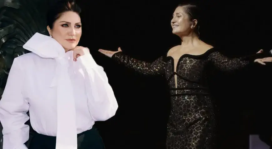 Sibel Can sahnede gözyaşlarına boğuldu