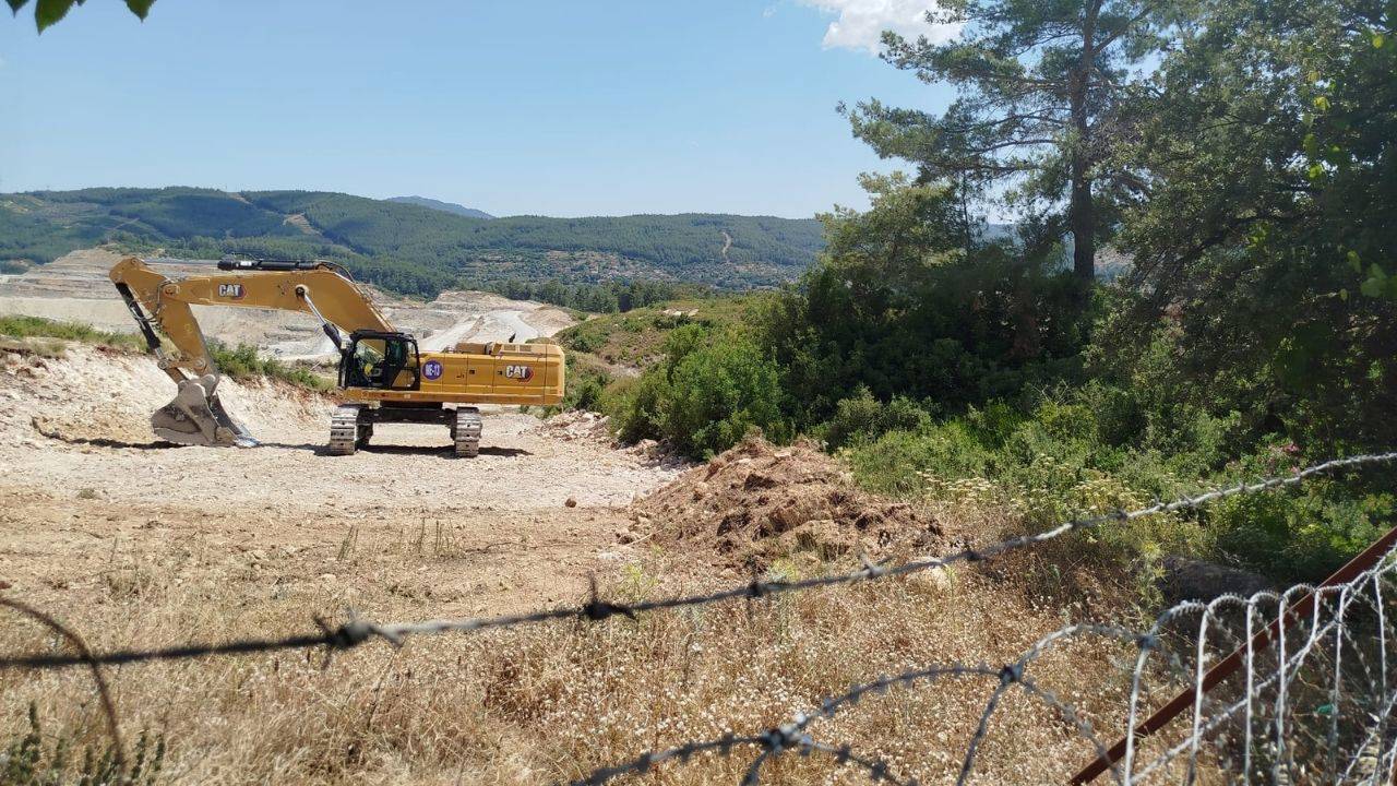Akbelen'de kepçeler yine devrede: Yürütmeyi durdurma kararını dinlemediler