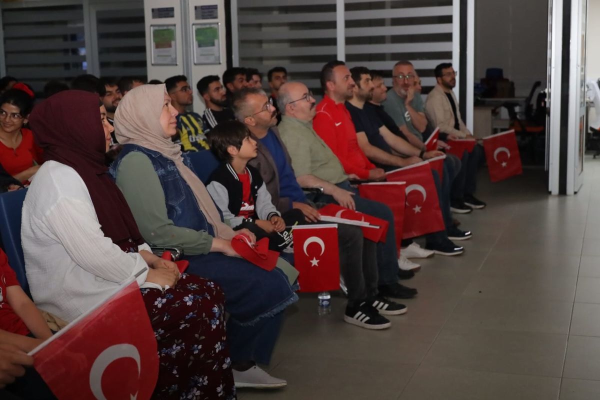 Artvin'de milli maç heyecanı