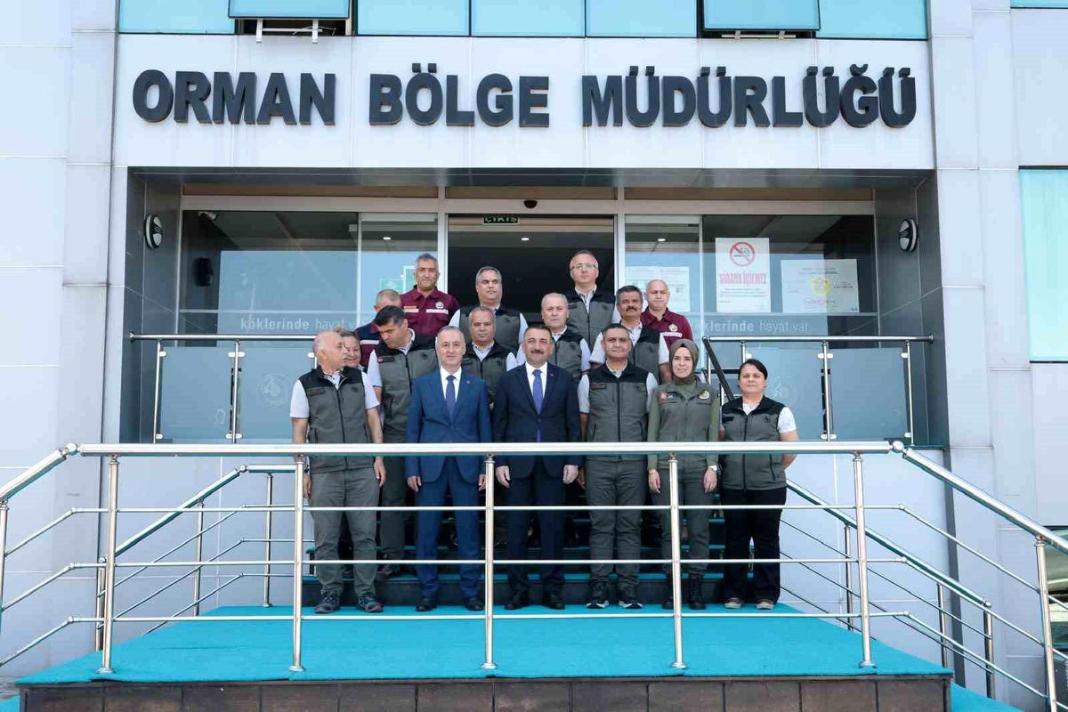 Vali Hacıbektaşoğlu'ndan Orman Bölge Müdürlüğü'ne Ziyaret