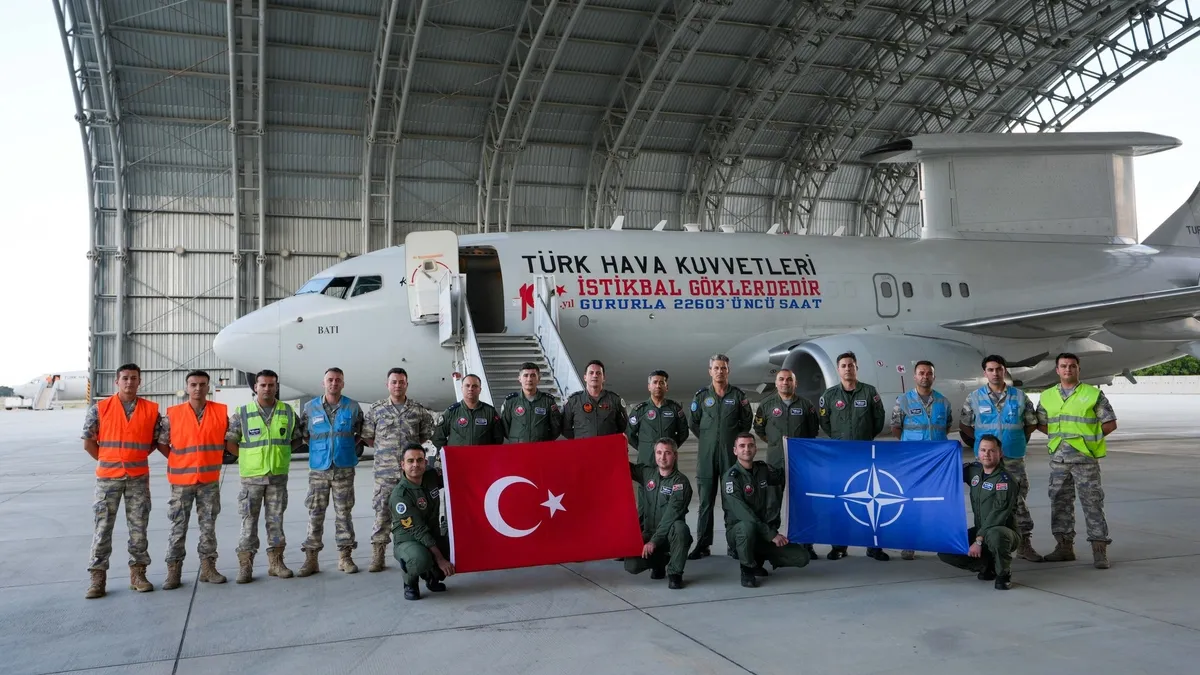 NATO Zirvesi için Barış Kartalı nöbette! 60 saat kesintisiz görev