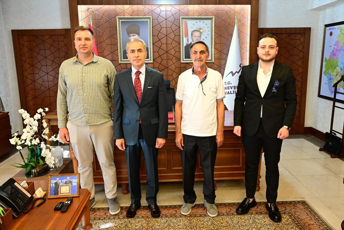 Nevşehir Valisi EMŞAV yönetimini kabul etti
