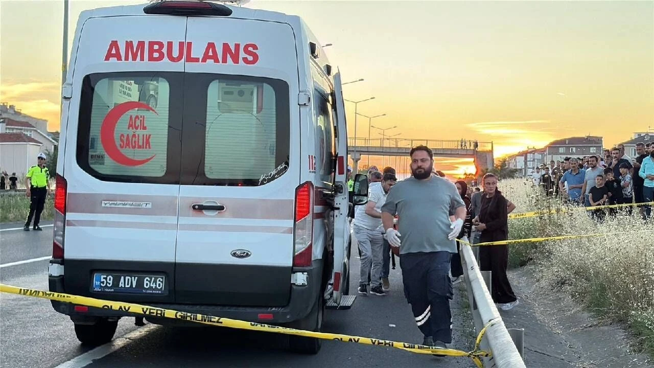 Çorlu'da feci kaza: 15 yaşındaki Rabia hayatını kaybetti