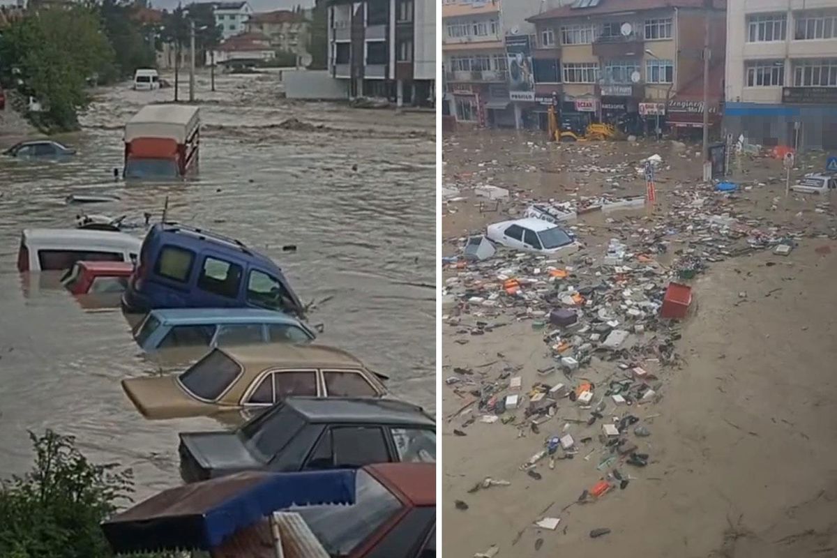 Sağanak ve dolu alarmı: Birçok kentte hayat durma noktasına geldi