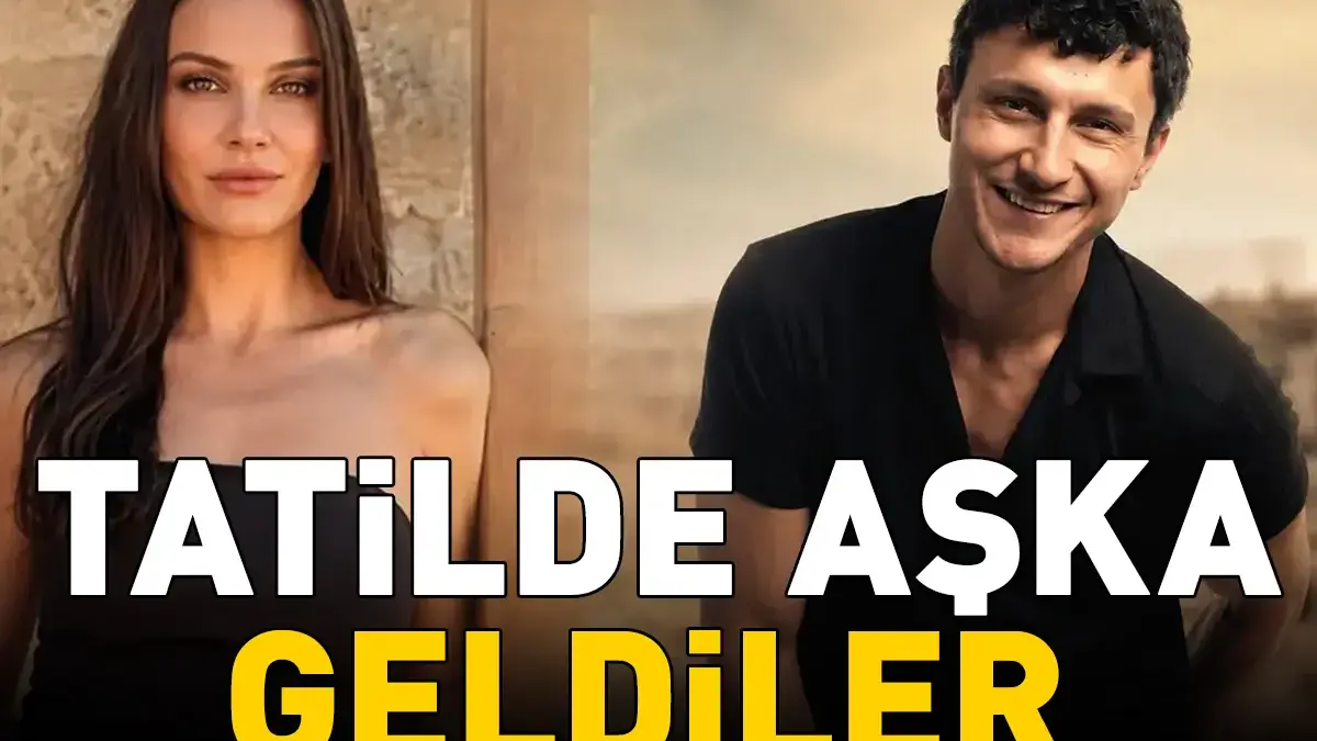 Uzak Şehir'in yıldızları tatilde aşka geldi! Alper Çankaya ile sevgilisi Yaren Güldiken'den romantik pozlar