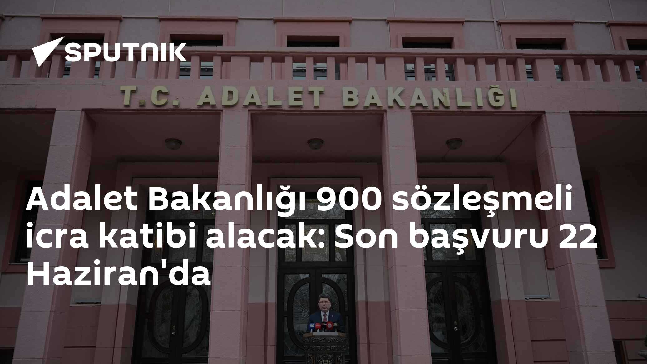 Adalet Bakanlığı 900 sözleşmeli icra katibi alacak: Son başvuru 22 Haziran'da