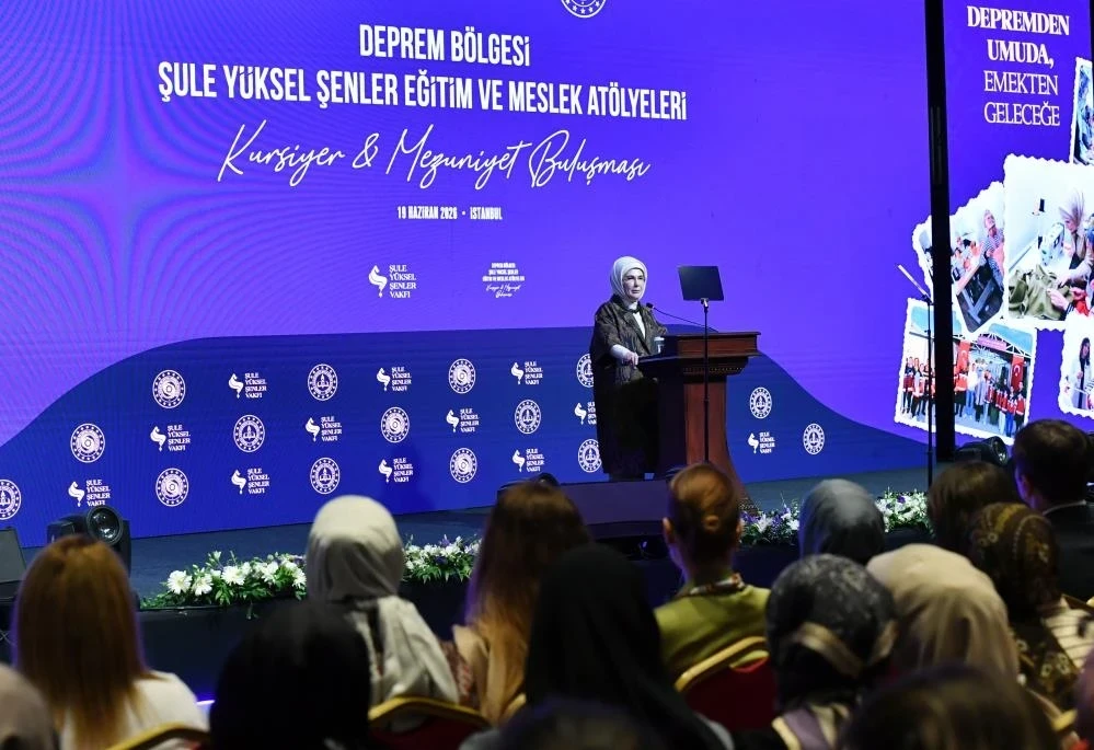 Emine Erdoğan: Kadınların ekonomik hayata katılması, afet sonrası toparlanma döneminde büyük öneme sahiptir