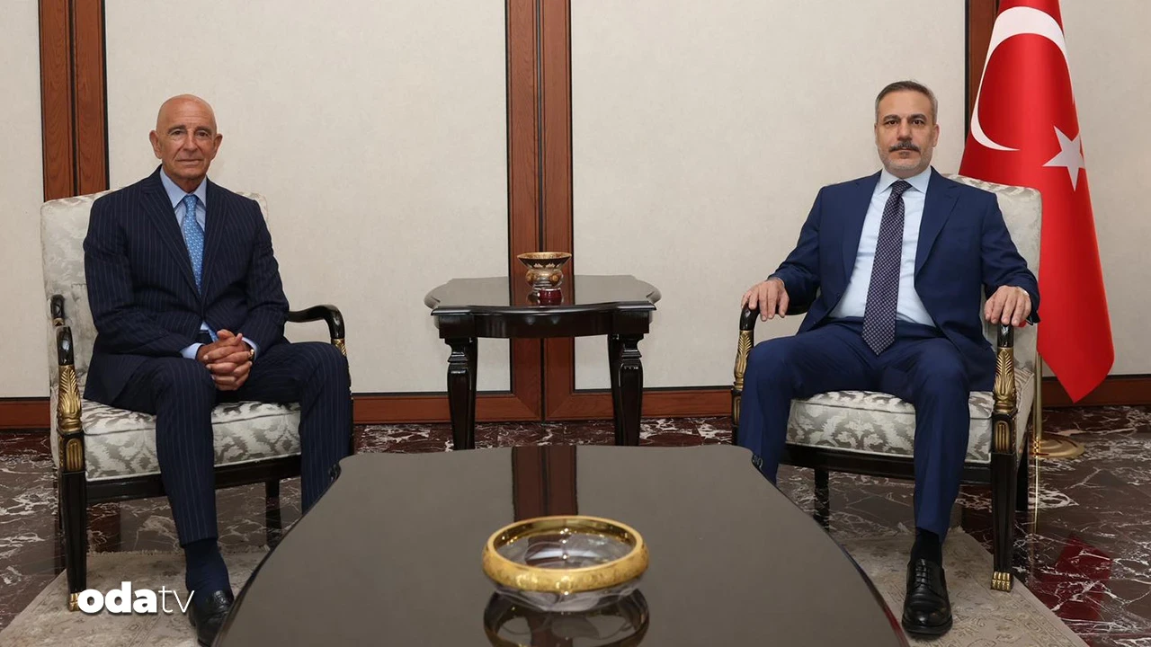 Dışişleri Bakanı Hakan Fidan ABD Büyükelçisi Tom Barrack'la görüştü