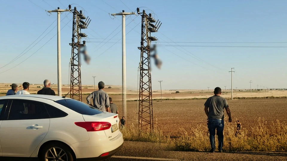 Şanlıurfa Akçakale'de elektrik çarpması faciası: 53 yaşındaki işçi direkte asılı kaldı | Asayiş Haberleri