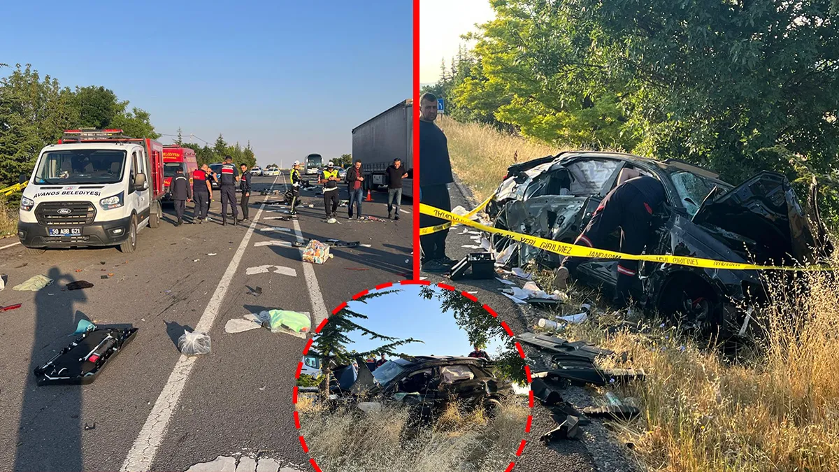 Nevşehir’de acı kaza! Gurbetçi ailenin otomobili taklalar attı: Ölü ve yaralılar var!