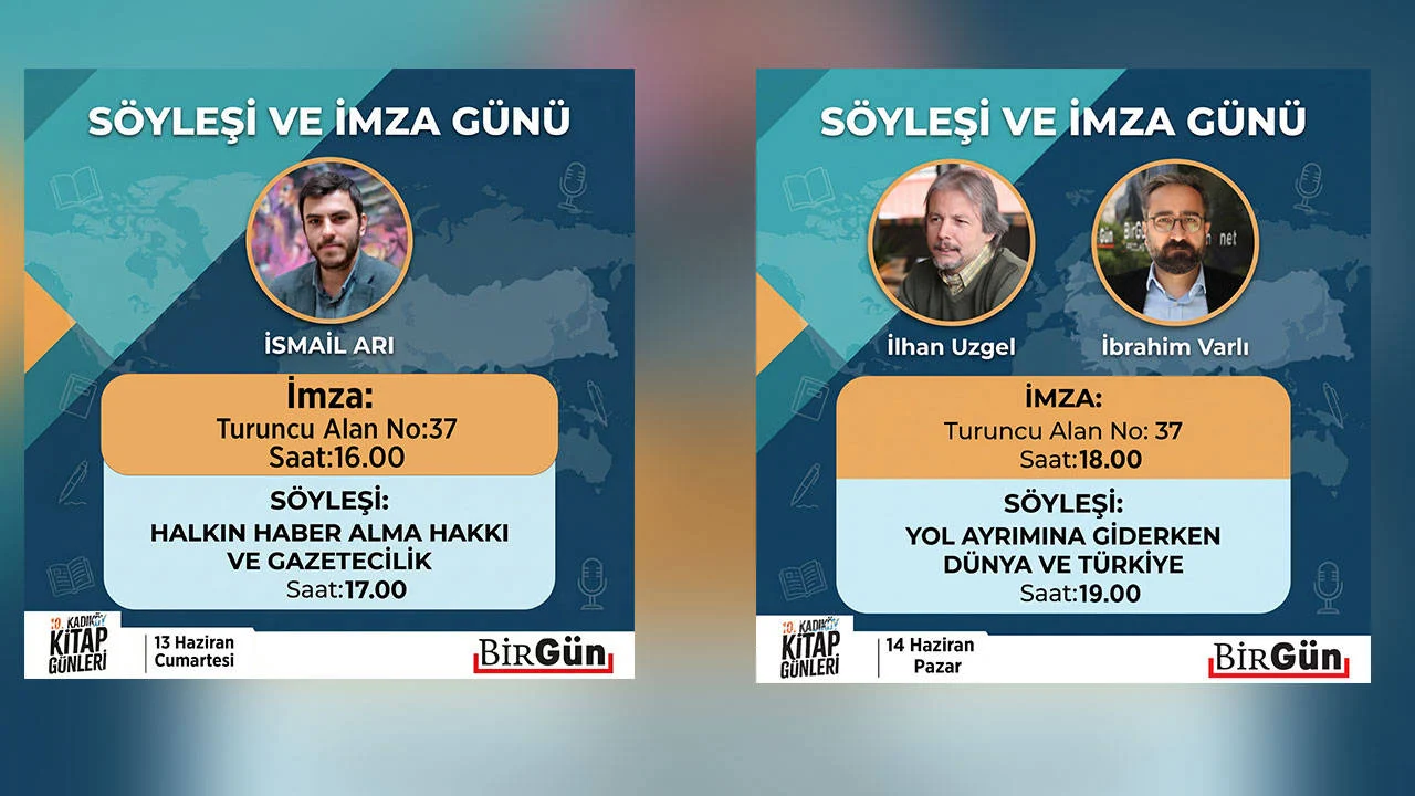 Kadıköy Kitap Günleri başladı: BirGün yazarları okurlarla buluşacak