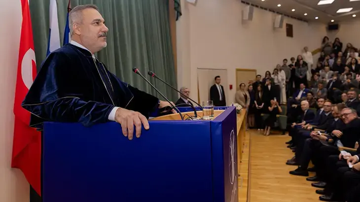 Dışişleri Bakanı Hakan Fidan’a Moskova Devlet Uluslararası İlişkiler Enstitüsünden "fahri doktora" ünvanı