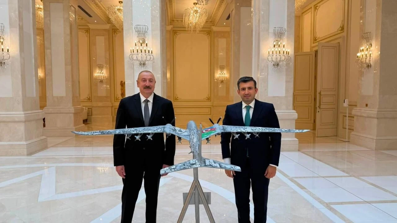Aliyev, Selçuk Bayraktar'ı kabul etti